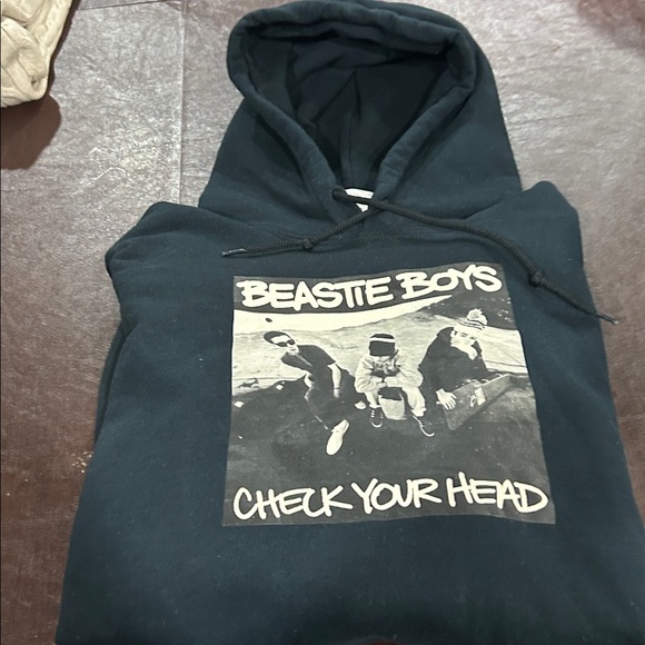 Vintage BEASTIE BOYS Black Heavy Blend Hoodie. - Picture 7 of 7
